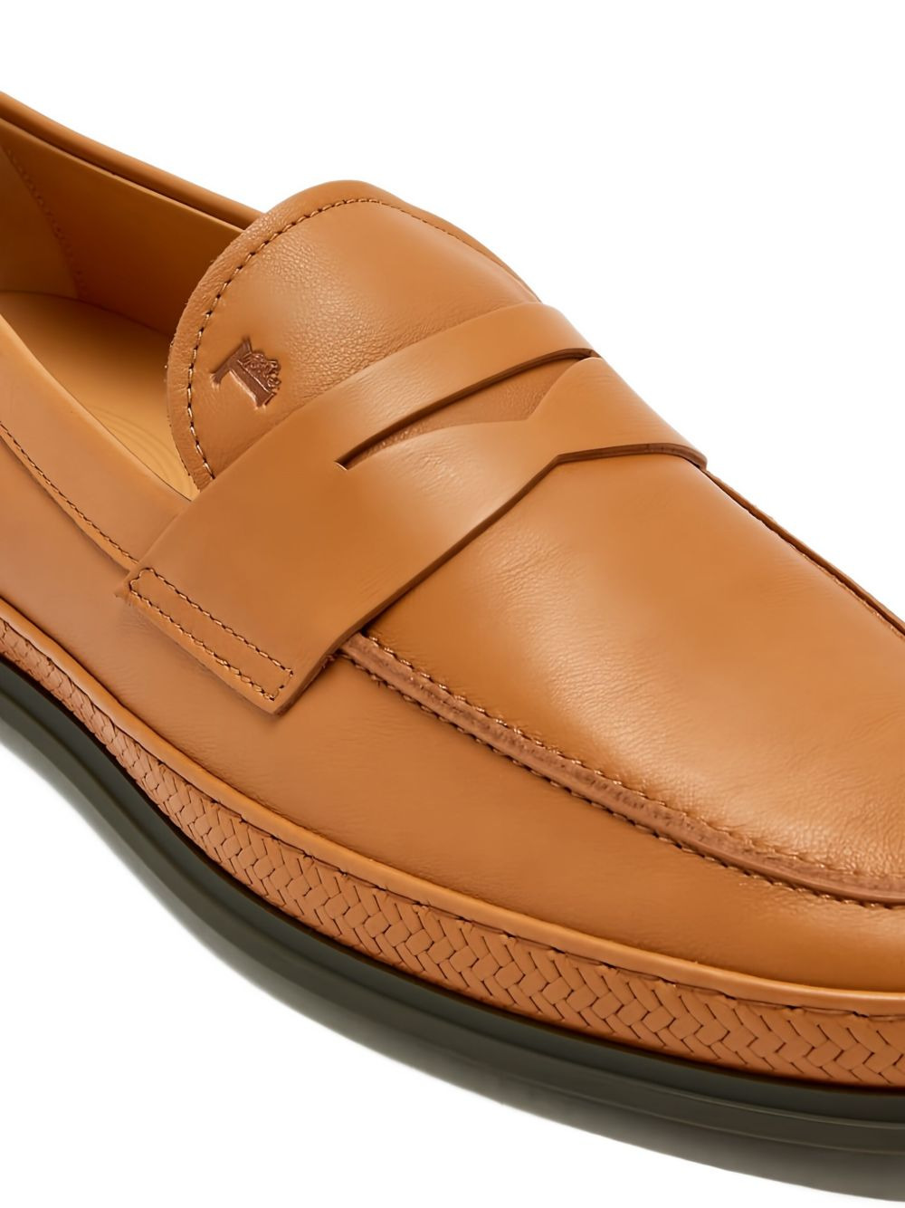 penny leather loafers - 3