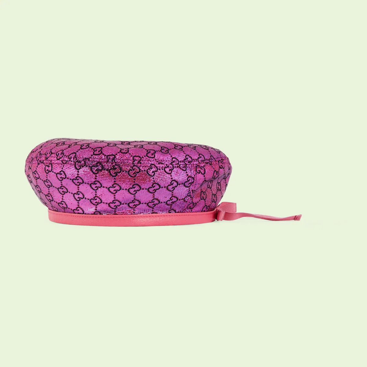 GG lamé beret hat - 2