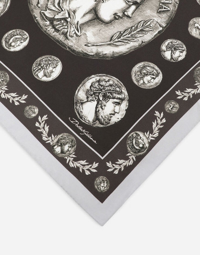 Dolce & Gabbana Coin print silk bandanna (50x50) outlook
