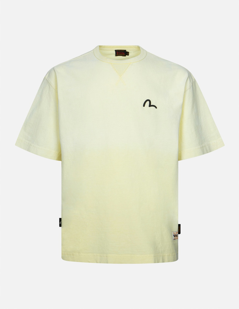 SEAGULL AND BRUSHSTROKE-STYLE GODHEAD PRINT LOOSE FIT T-SHIRT 1