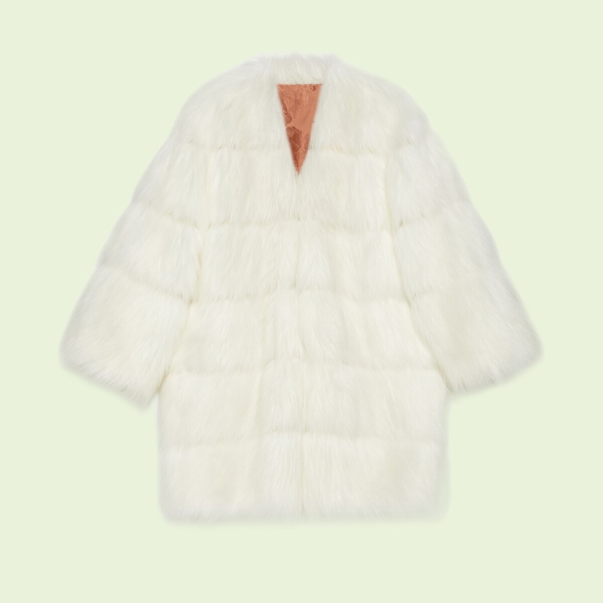 Faux fur coat - 1