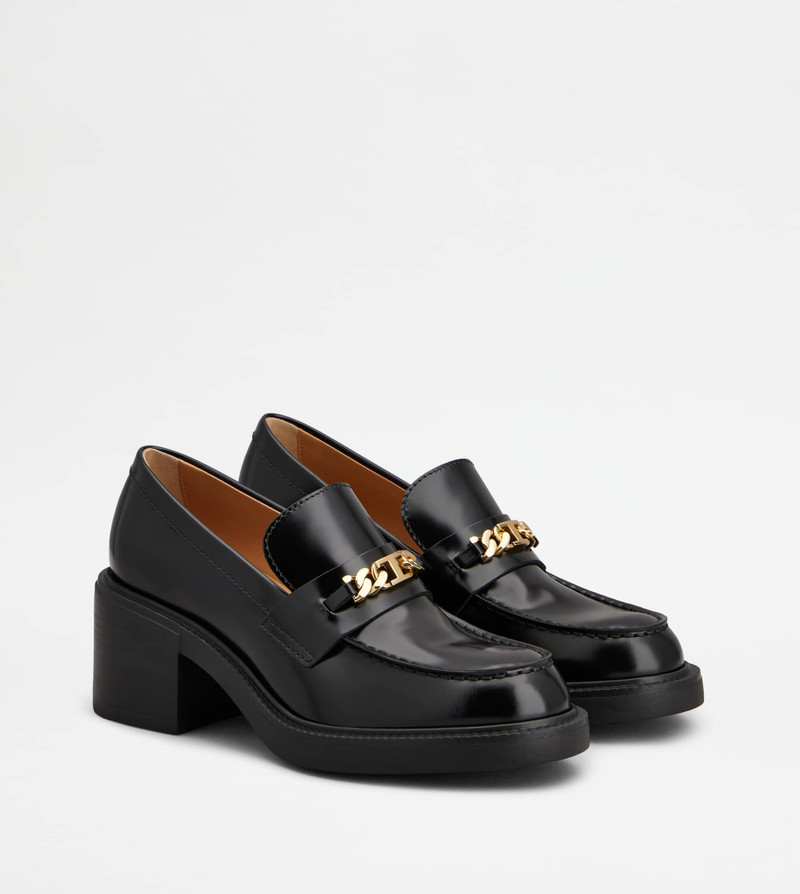 LOAFERS IN LEATHER - BLACK 2