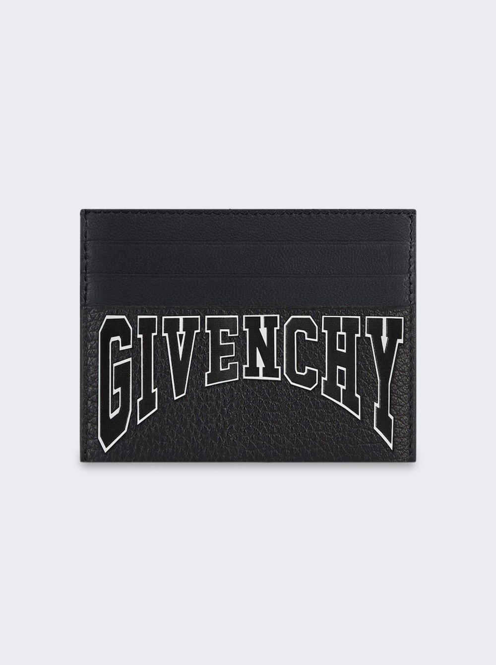 Leather Card Holder Black - 1