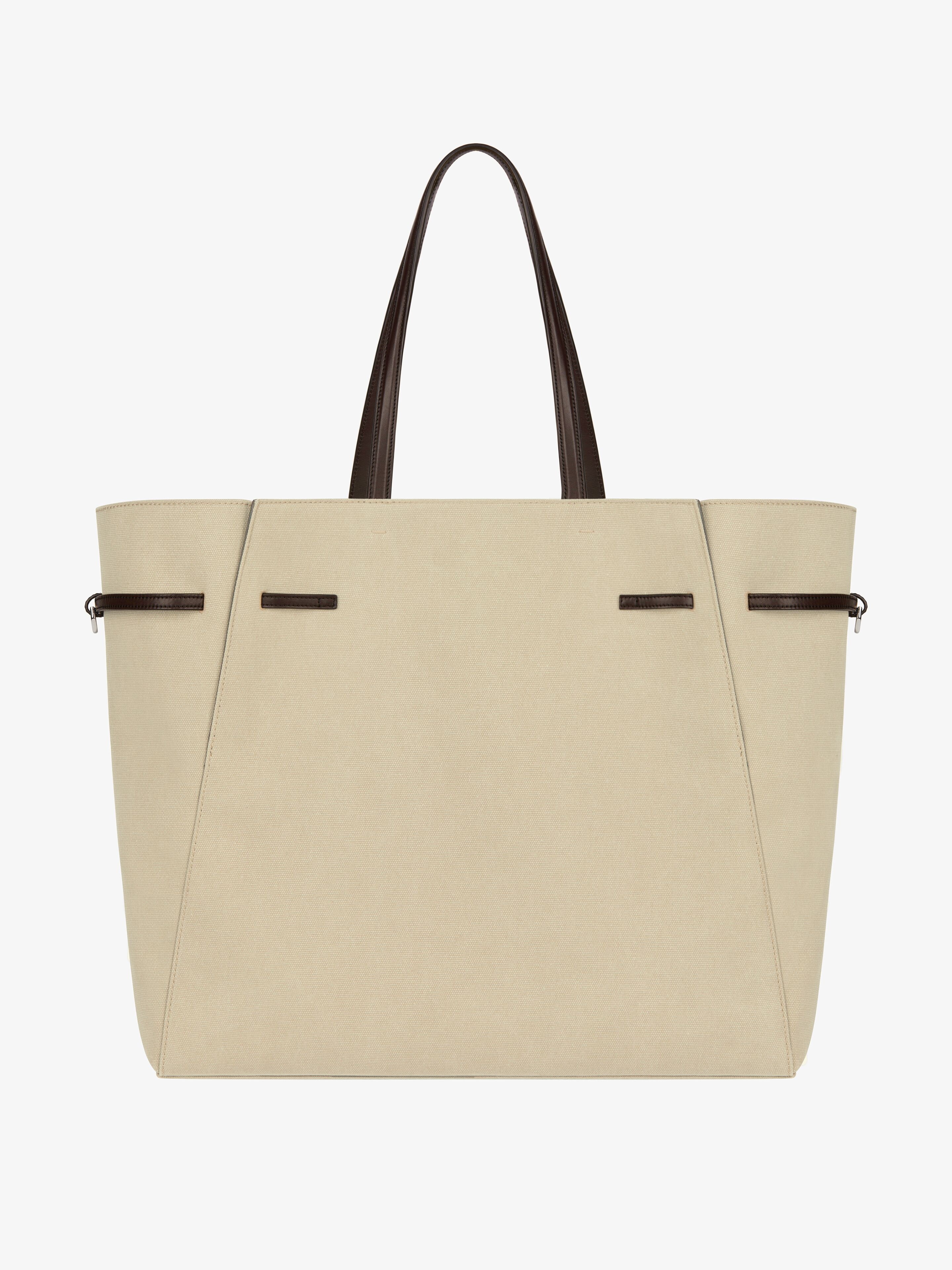 LARGE VOYOU TOTE BAG IN CANVAS - 5