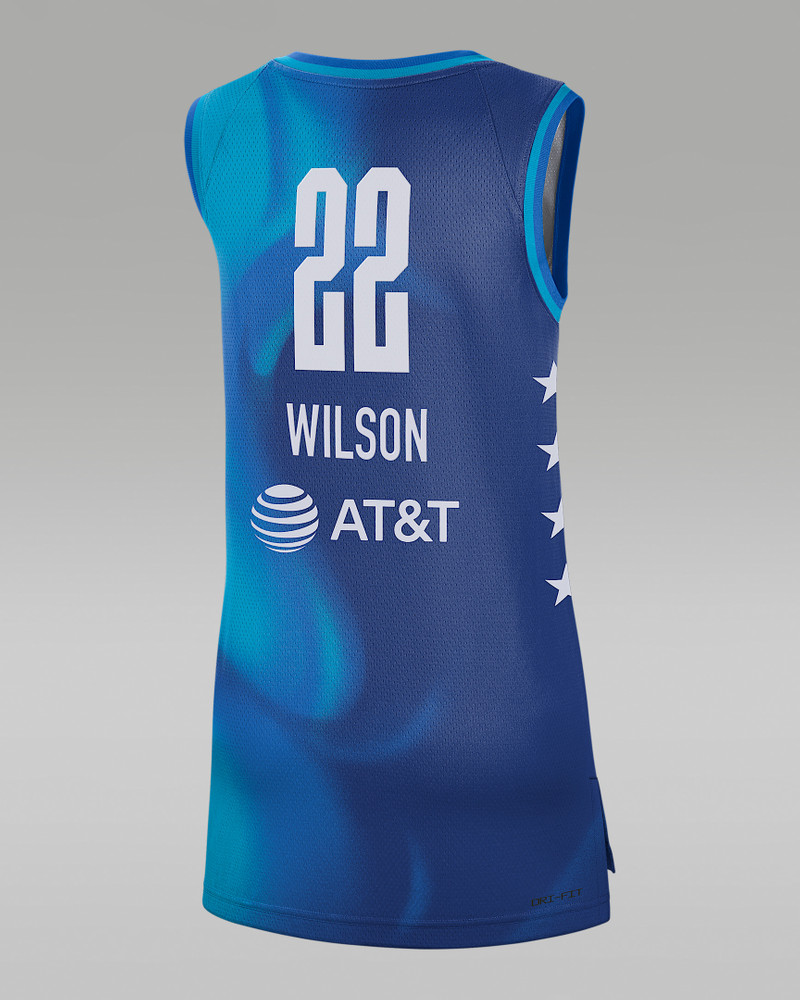 A'ja Wilson 2026 WNBA All-Star Jordan Dri-fit WNBA Game Victory Jersey 1