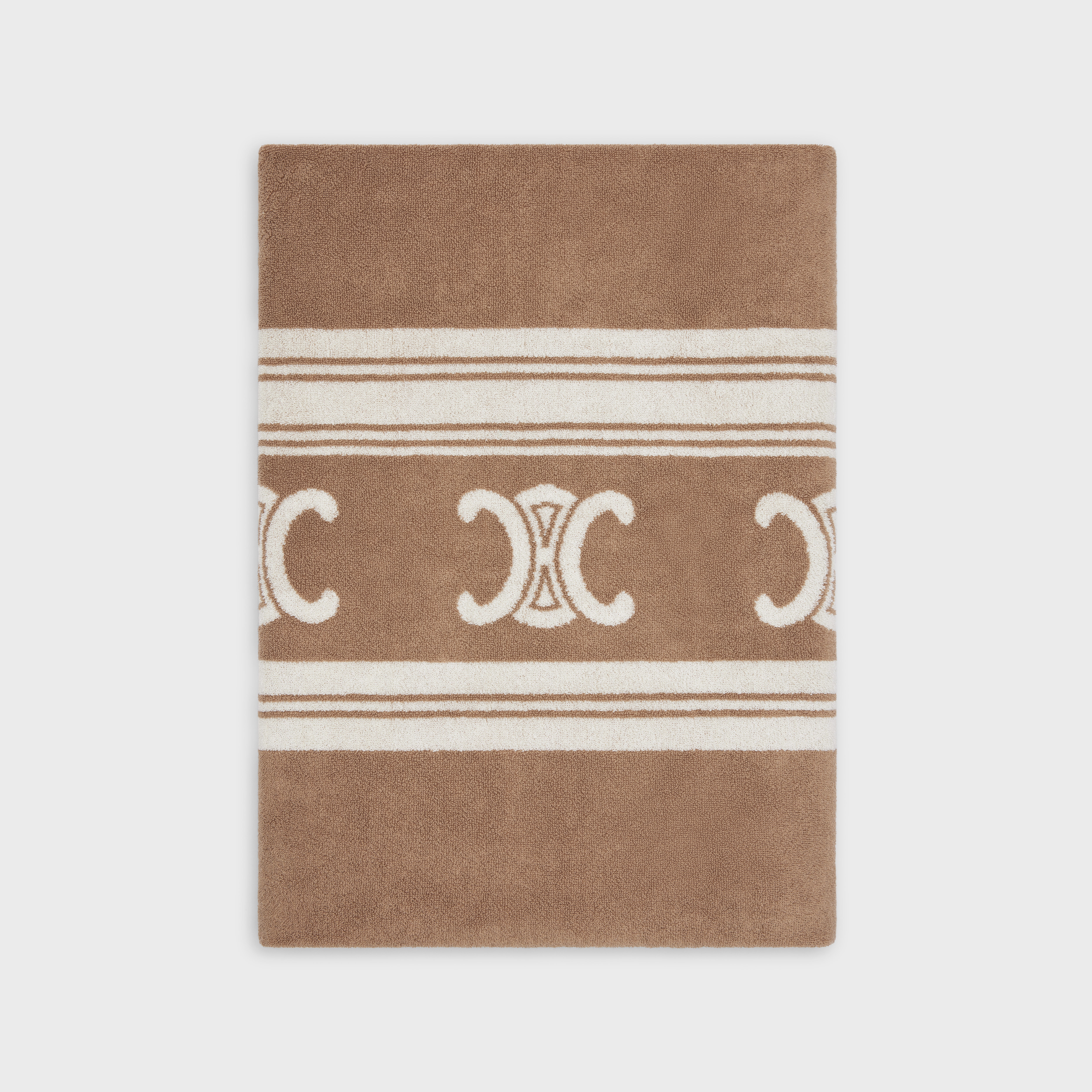 TRIOMPHE  BEACH TOWEL IN TERRY COTTON - 1
