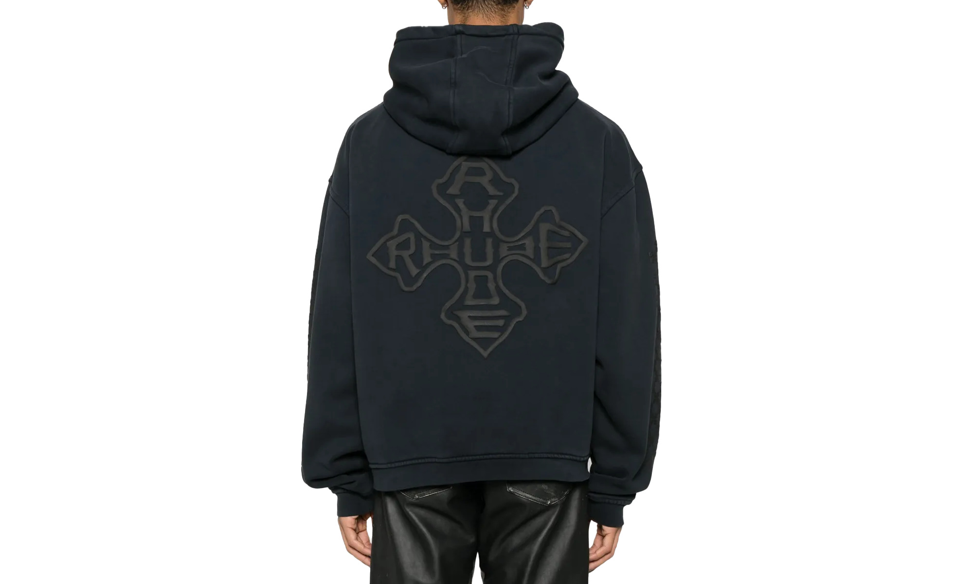 CROSS LOGO HOODIE VTG "Black" - 2