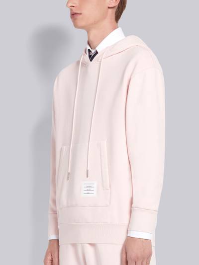 Thom Browne Pink Classic Loopback Garment Dyed Pullover Hoodie outlook