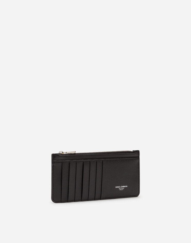 Vertical credit card holder in calfskin - 2