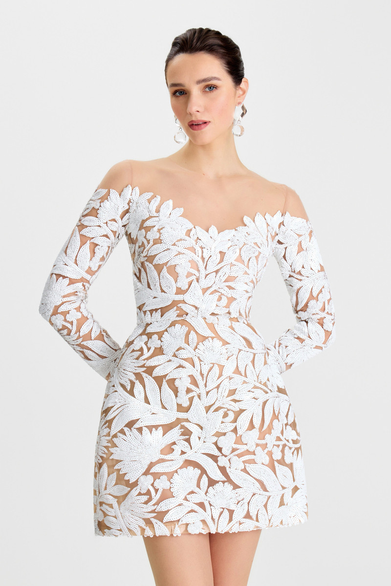 NADINE MERABI Margot White Dress outlook