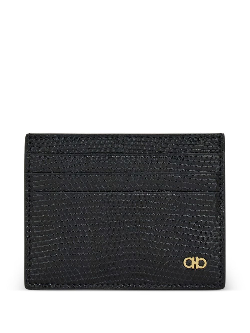FERRAGAMO Gancini credit card holder outlook