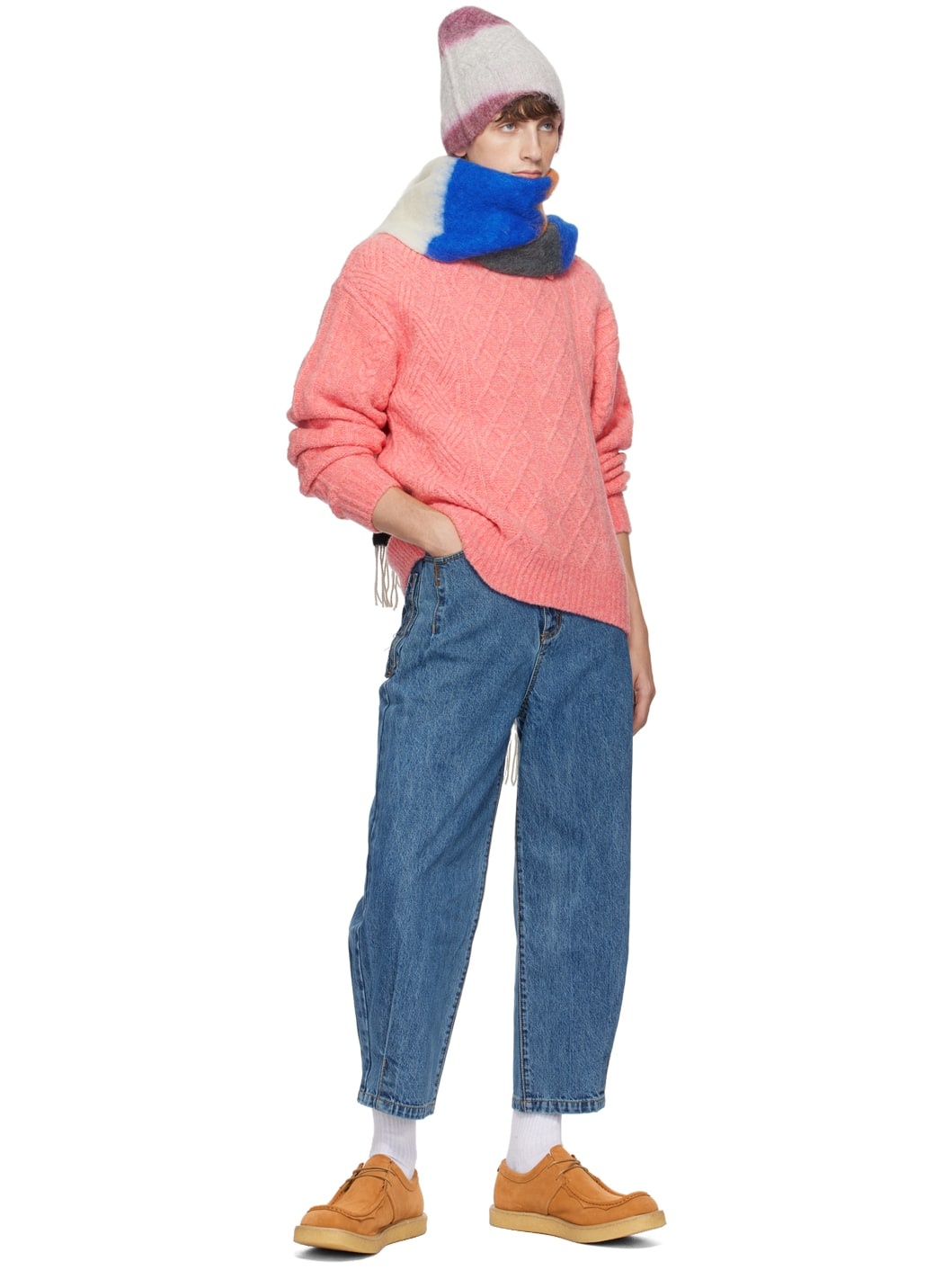 Pink Layered Collar Polo - 4