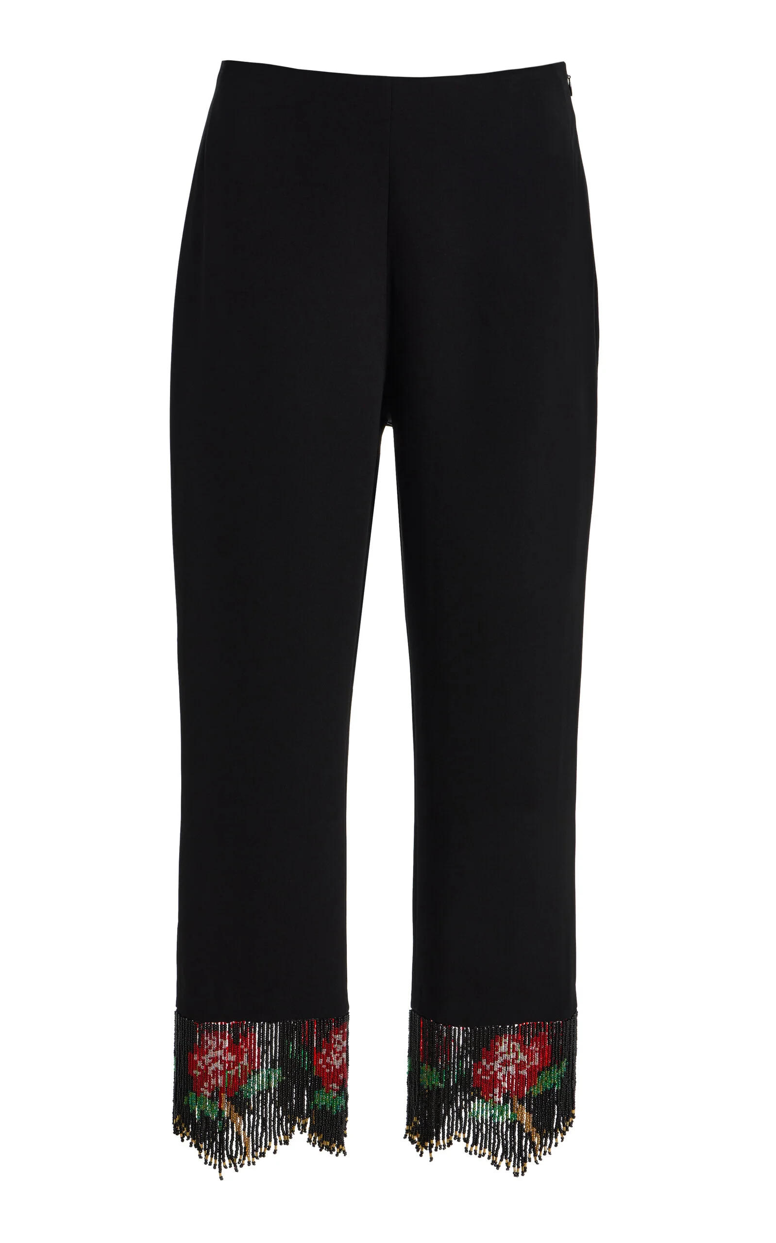 Exclusive Rosanna Embellished Crepe Pants - 1