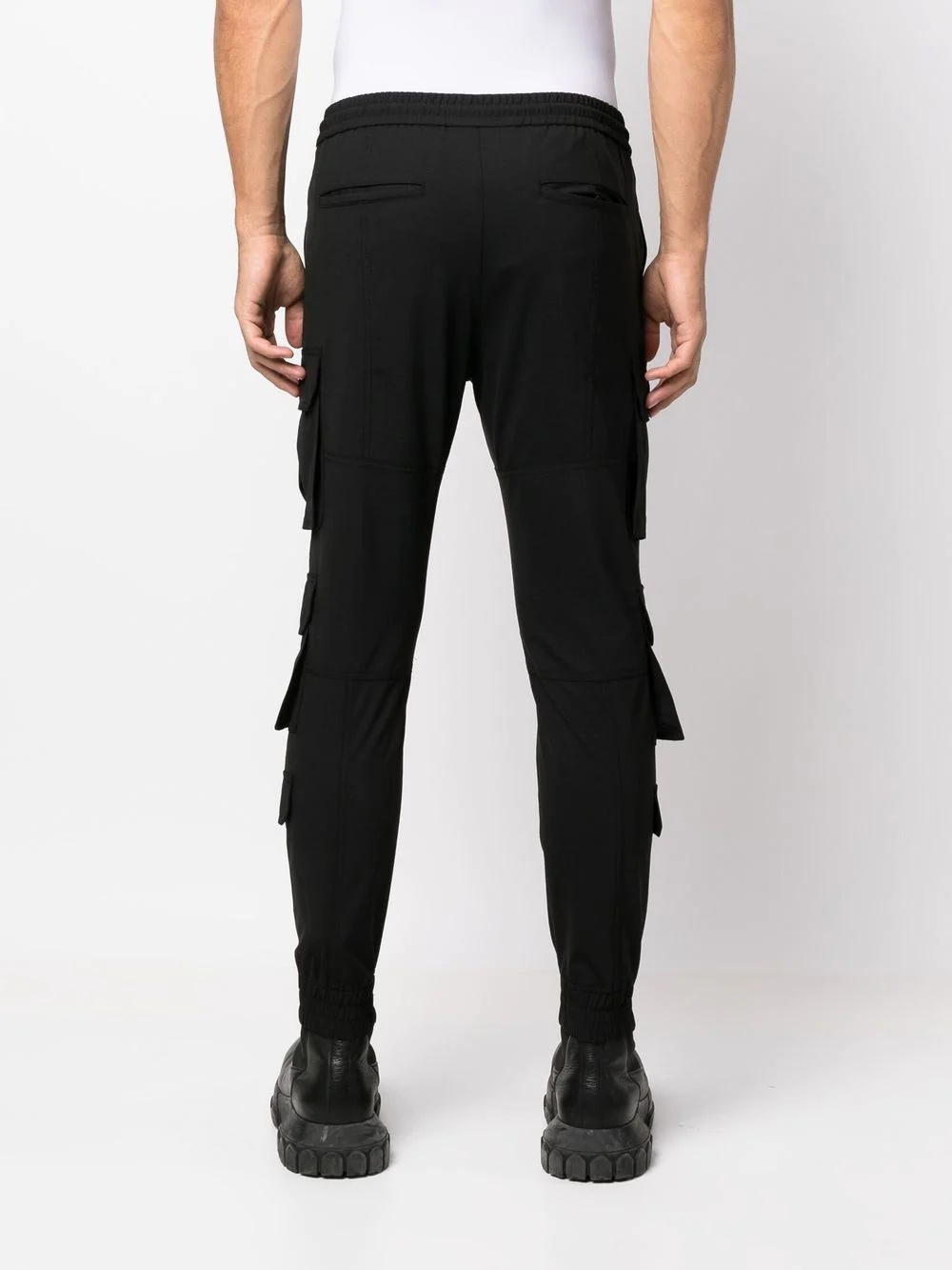 cargo-pocket skinny trousers - 4