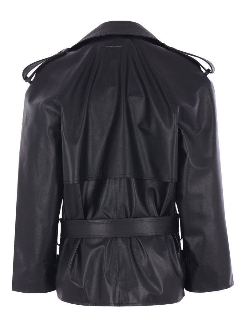 MM6 Maison Margiela leather jacket outlook