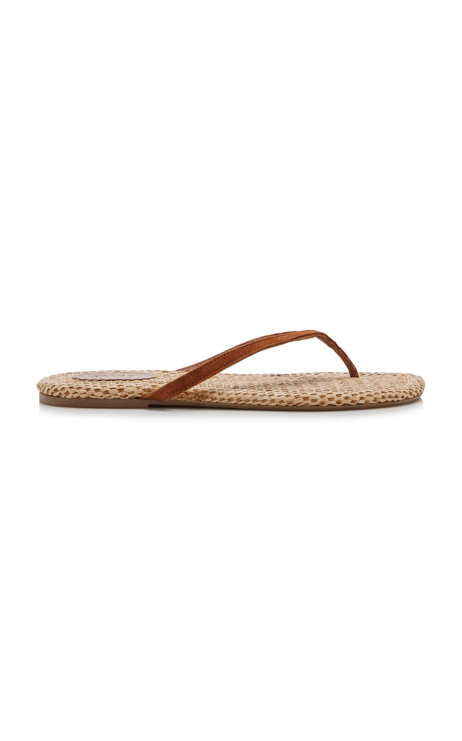 Freja Suede Thong Sandals brown - 1