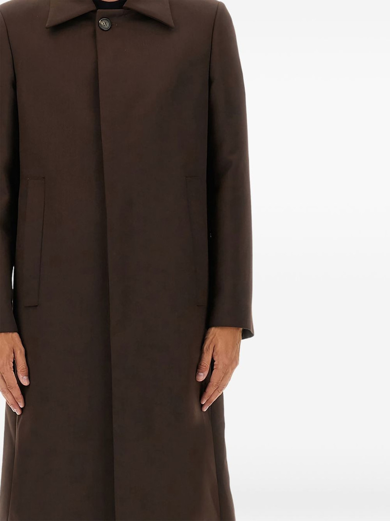 MM6 Maison Margiela pocket single-breasted coat outlook