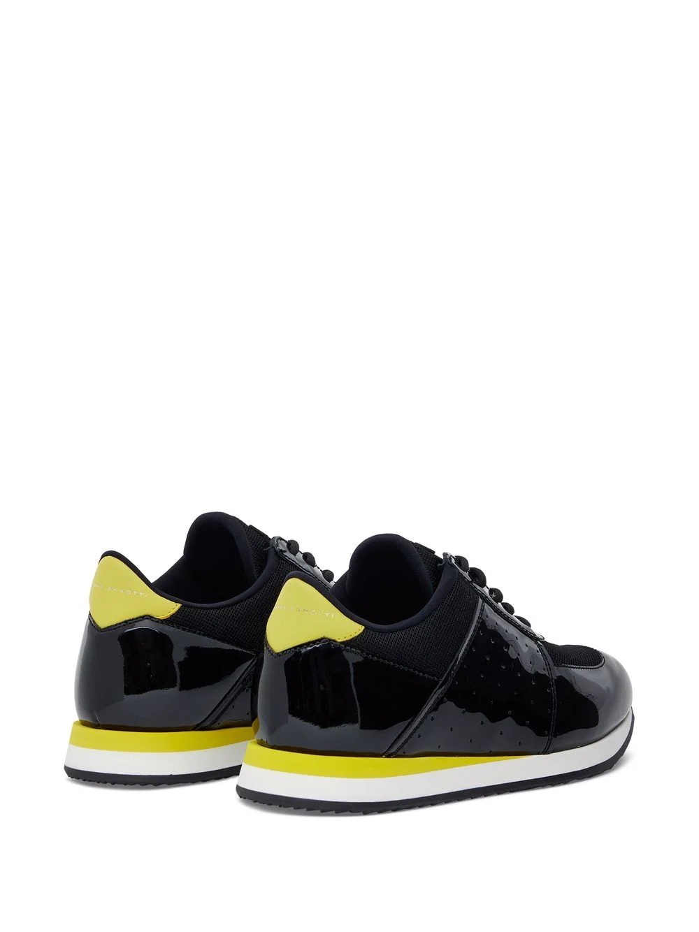 contrasting details panelled sneakers - 3