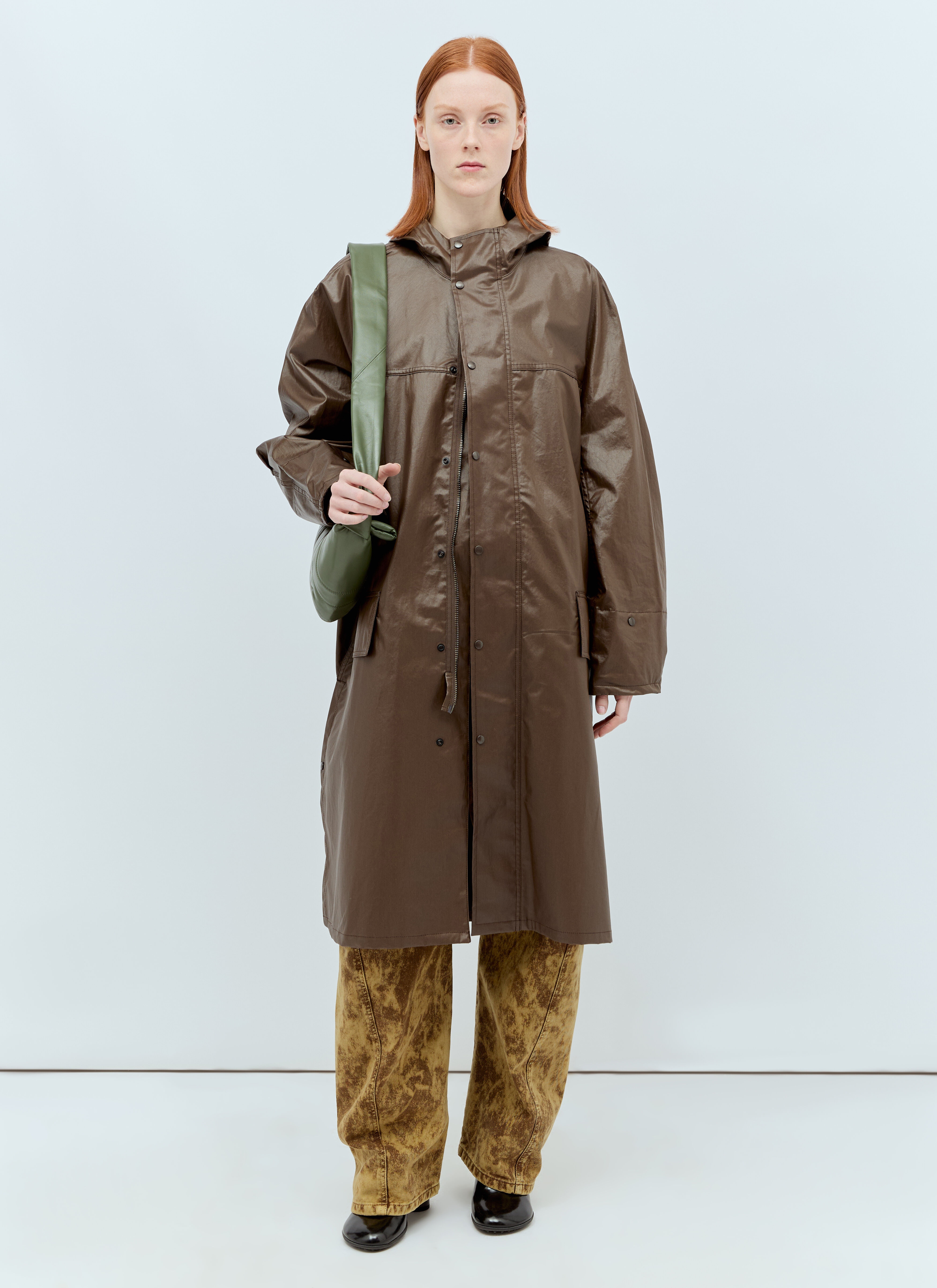 【送料&関税込】Lemaire Hooded Raincoat Hooded Raincoat in Dark Tobacco – SVRN