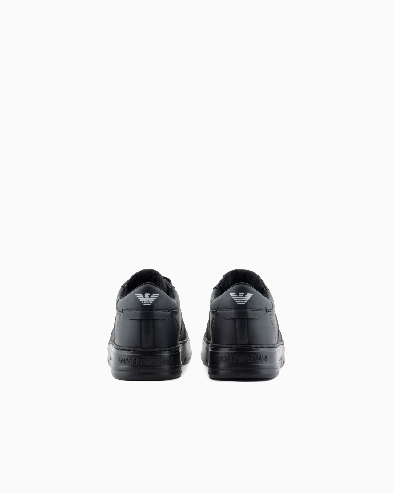 Leather sneakers with logo detail - 4