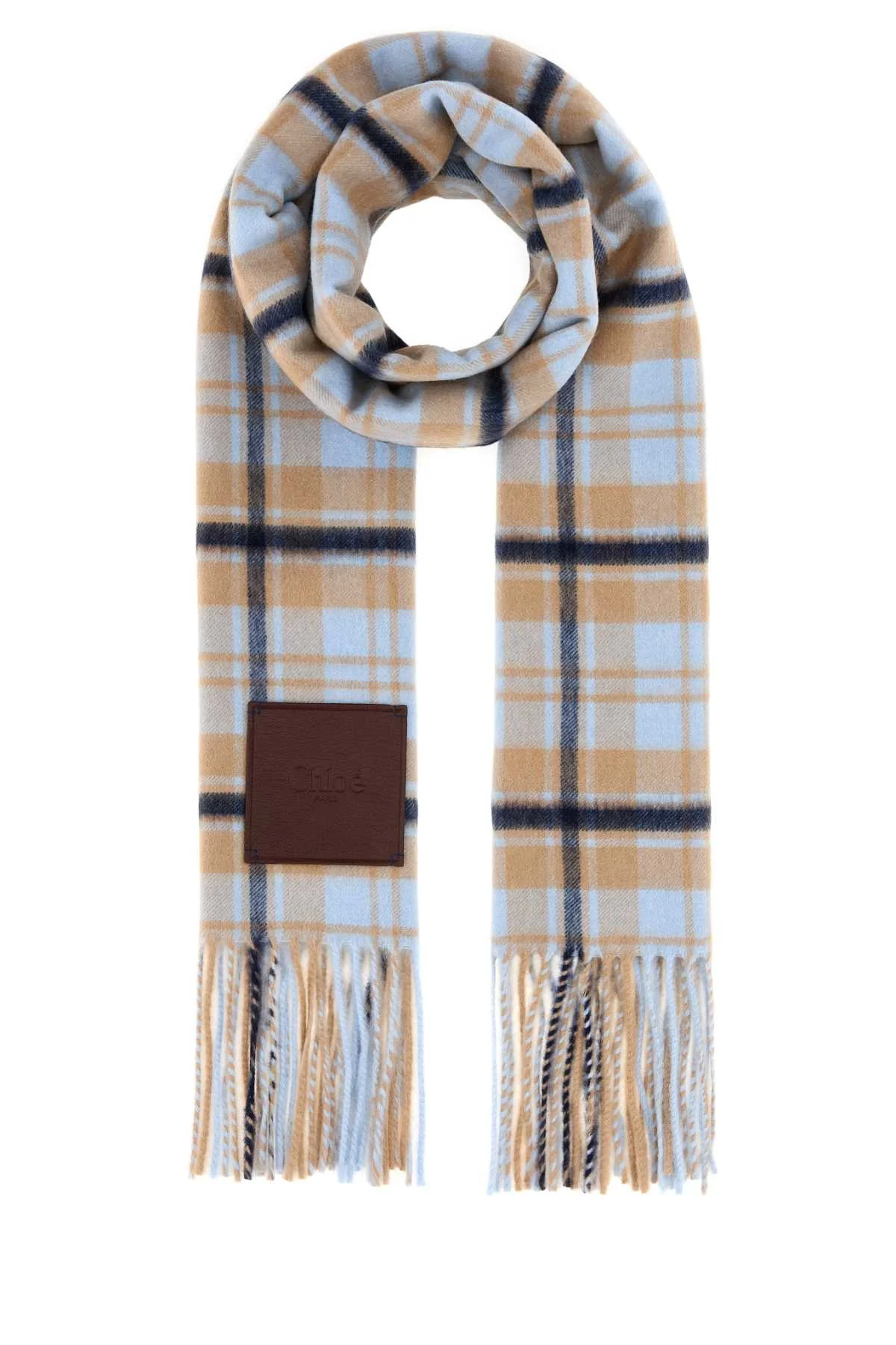 Chloe Women Embroidered Cashmere Chloe Highlanding Scarf - 1