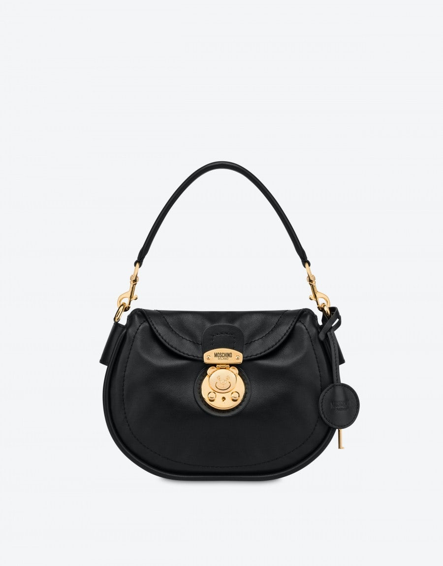 MOSCHINO TEDDY LOCK SMALL HOBO BAG - 1