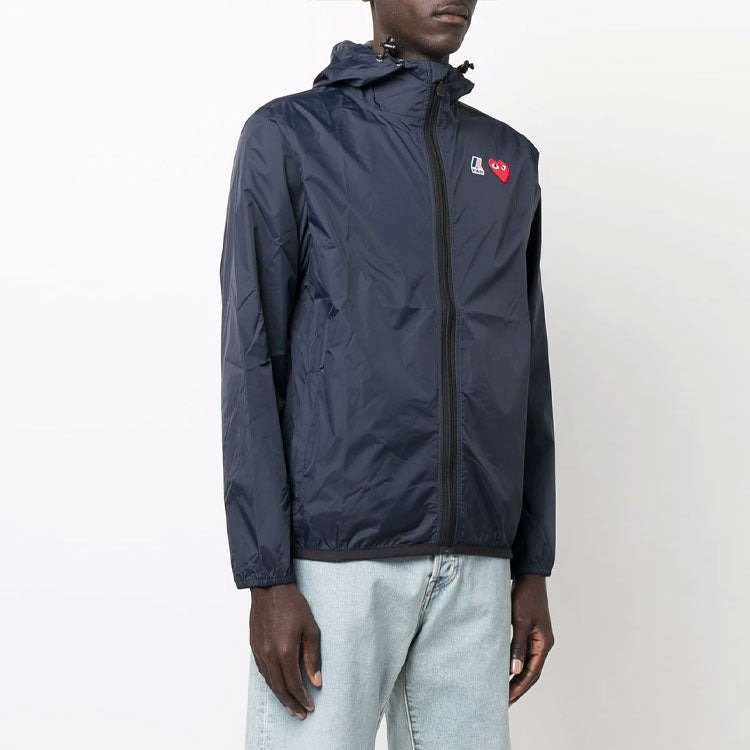 COMME des GARCONS PLAY x K-Way Zip Jacket 'Navy' P1J501-NAVY - 5