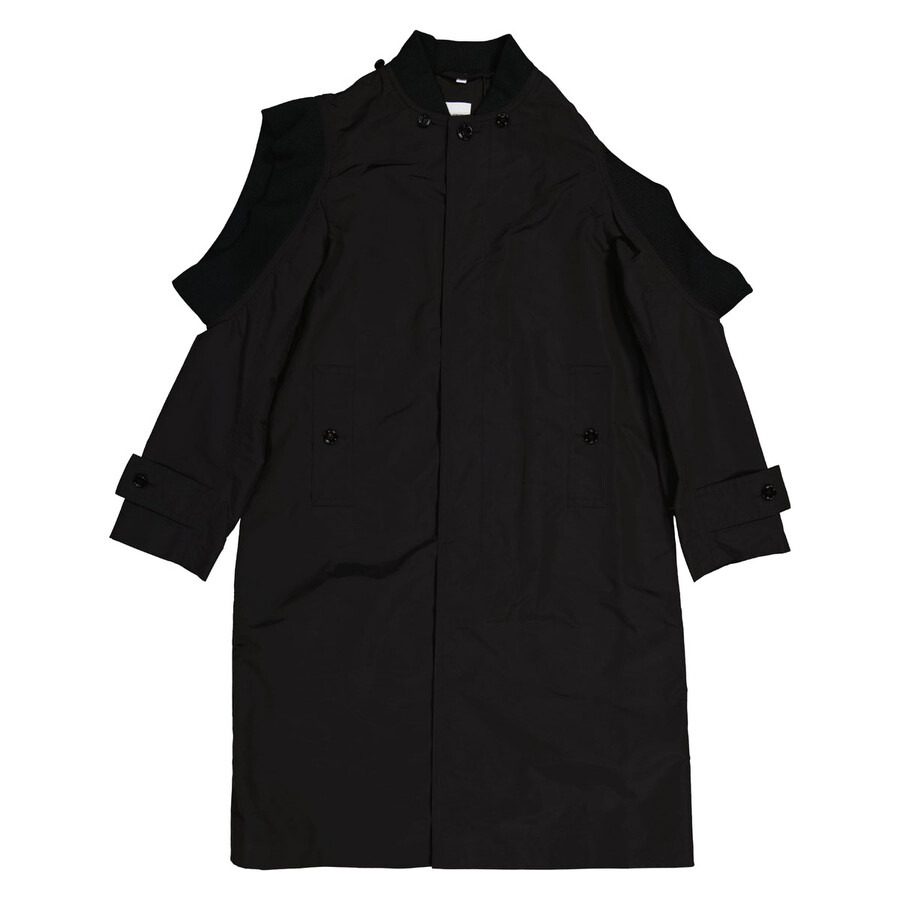 Burberry Nylon Deconstructed Single Breasted Coat - 1