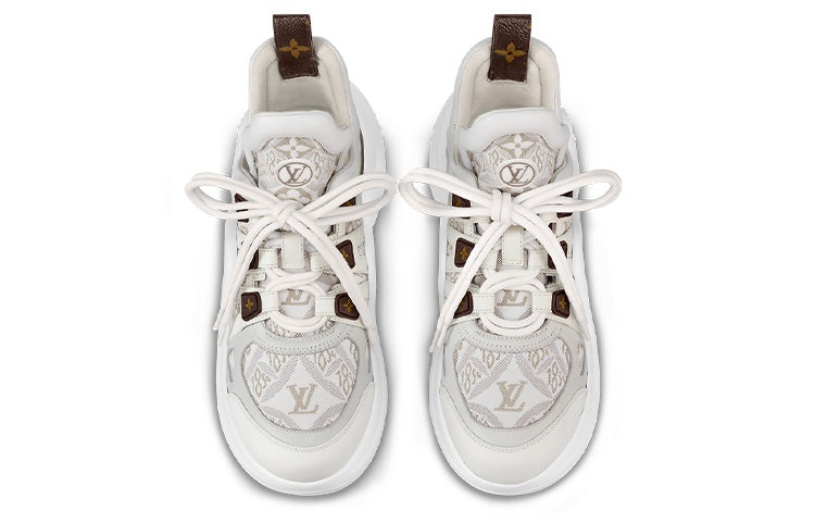 (WMNS) LOUIS VUITTON Archlight 1.0 Sneakers 'Beige with Monogram' 1AAIX1 - 3