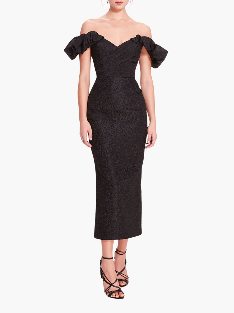 CLOQUE MIDI DRESS 1