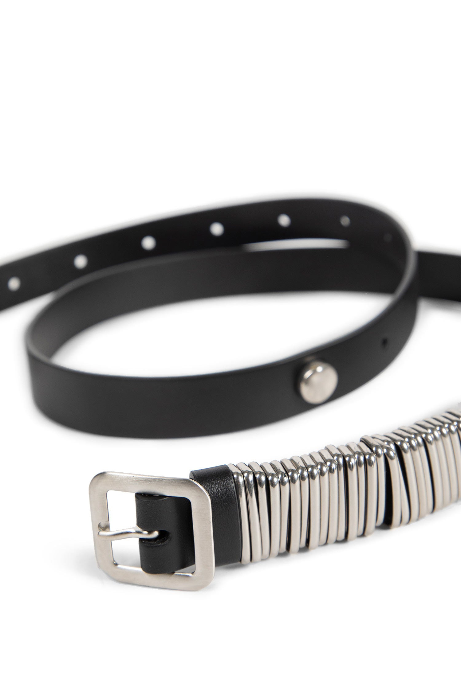 Soft Calf Leather Belt With Loops - 3