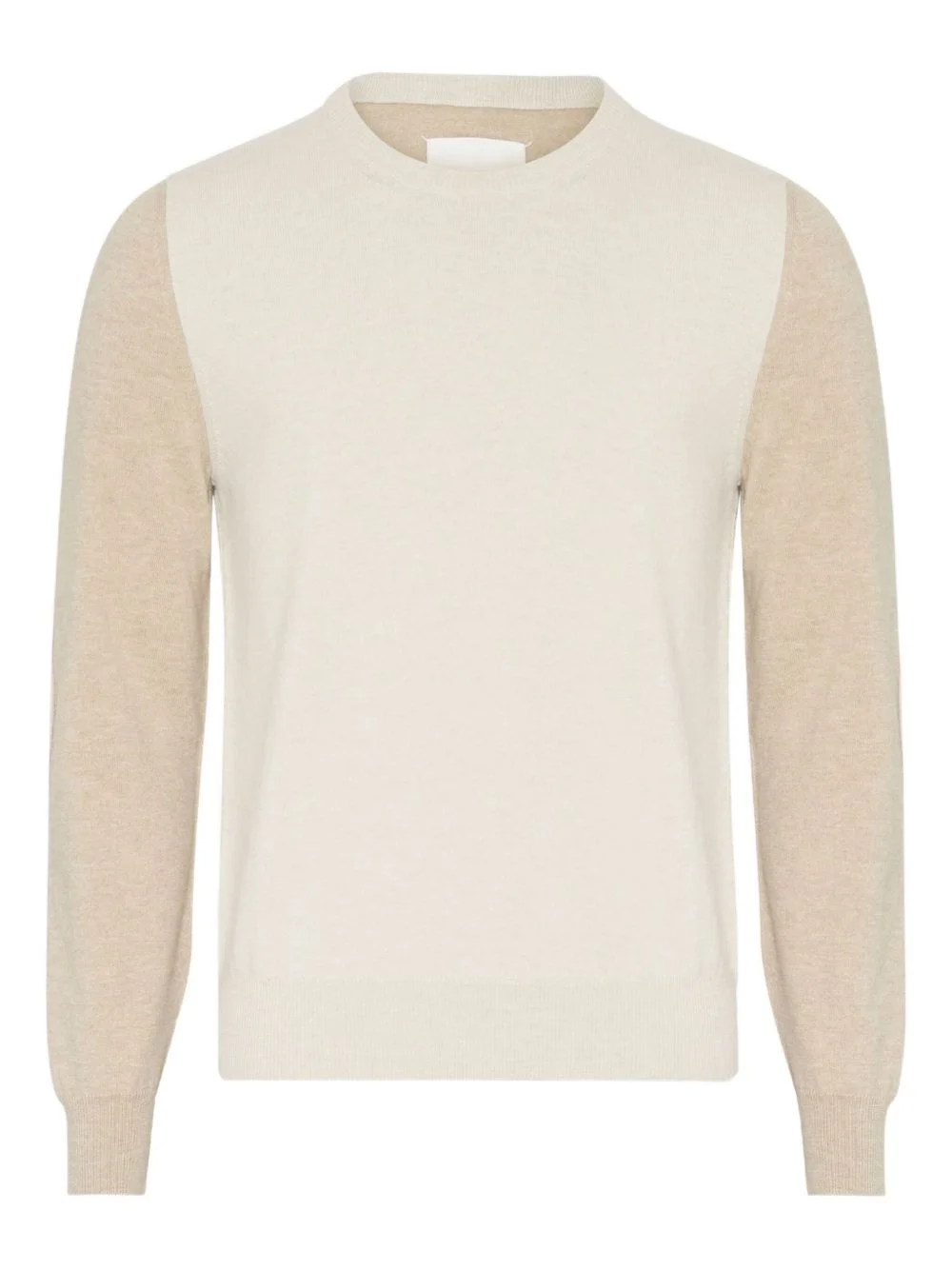 panelled crewneck sweater - 1