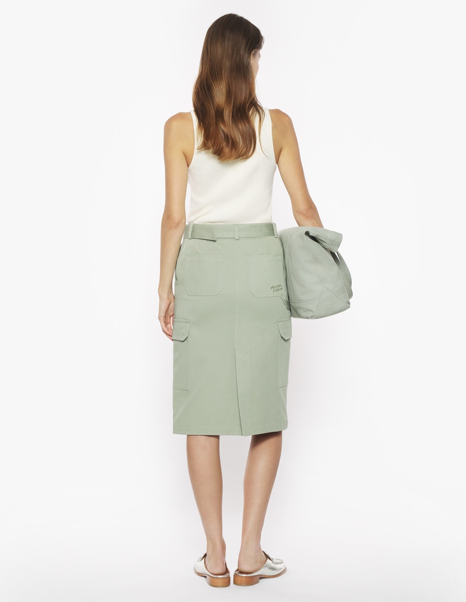 BELTED UTILITY SKIRT - 5