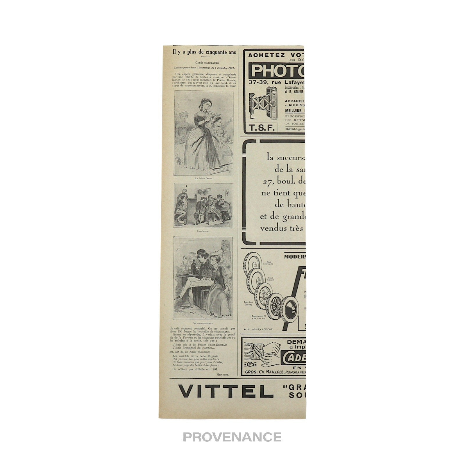 Louis Vuitton Antique Vintage Newsprint Ad - Bags Luggage - 4