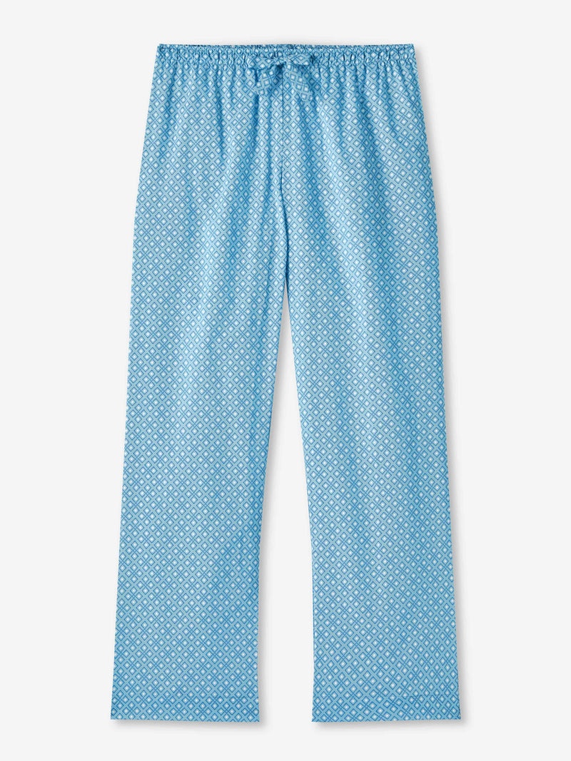 Women's Lounge Trousers Ledbury 56 Cotton Batiste Blue - 1