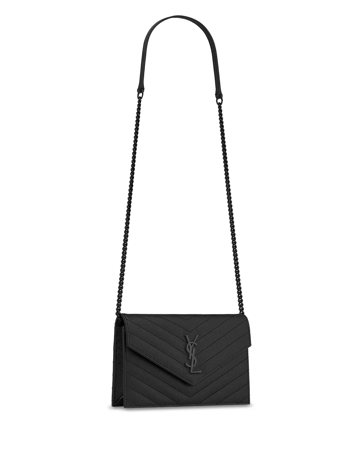 Cassandre Envelope Chain Wallet in Grain Leather - 4