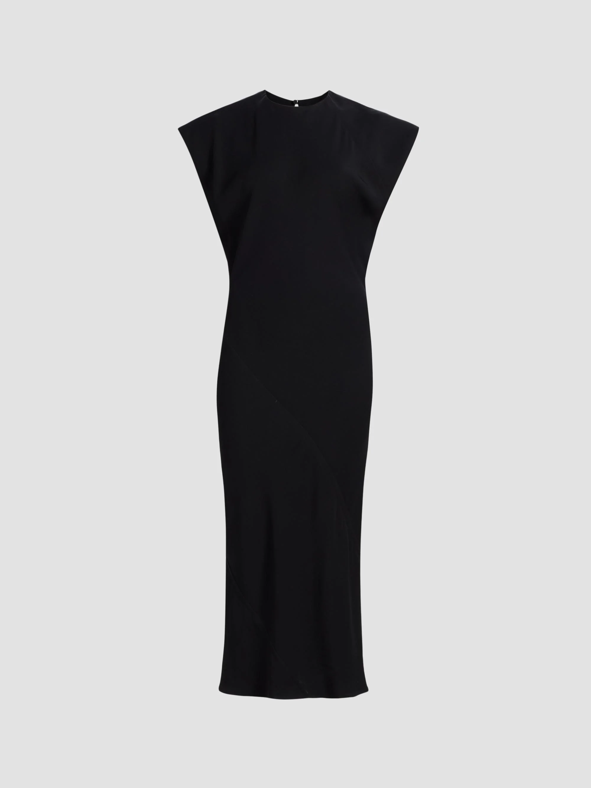 Women's Relaxed Body-n Midi Dress - Black - 1