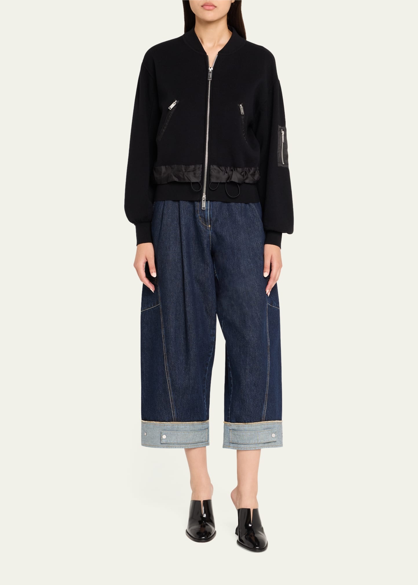 Double-Layer Bomber Jacket - 2