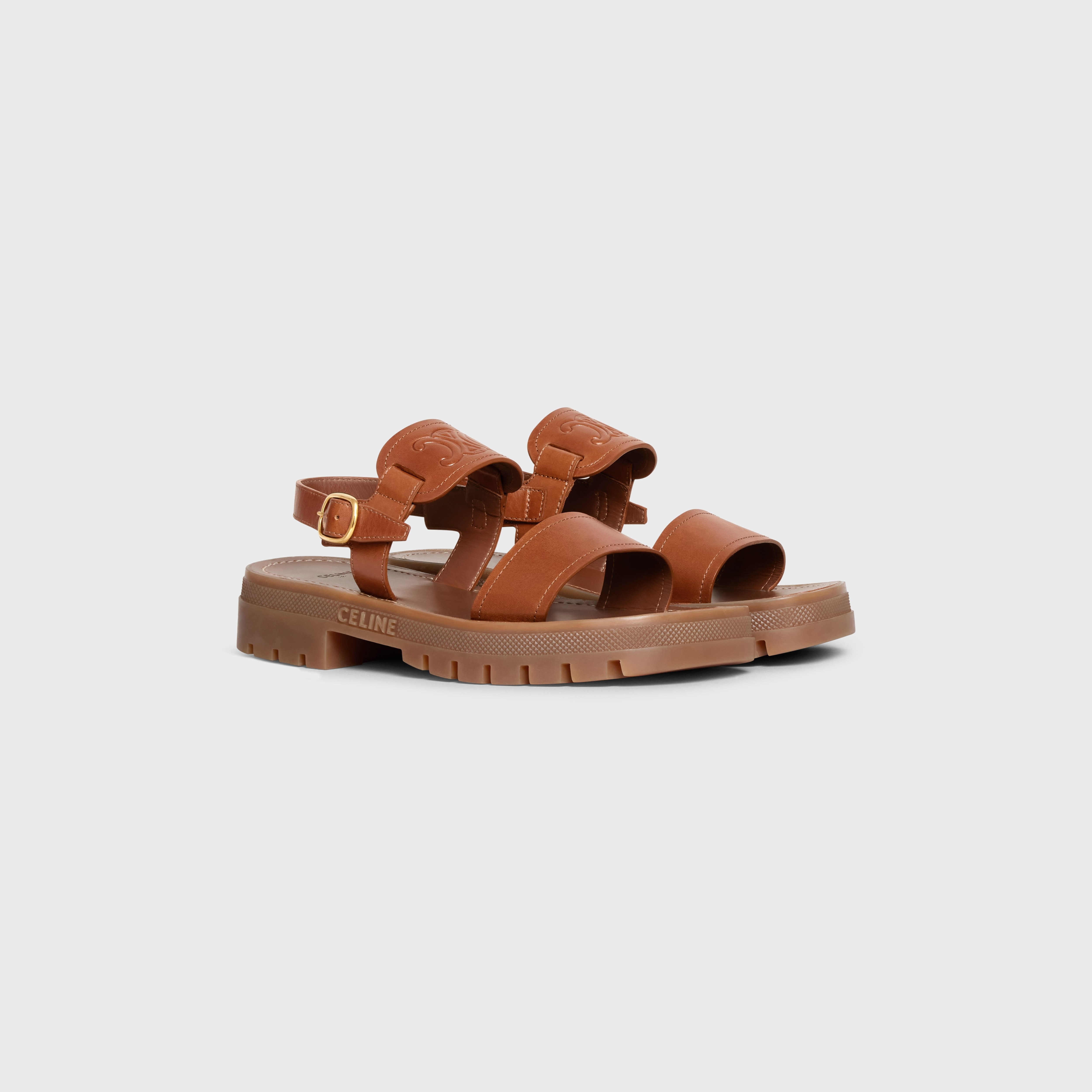 CLEA TRIOMPHE SANDAL in CALFSKIN - VEGETAL TANNING - 2