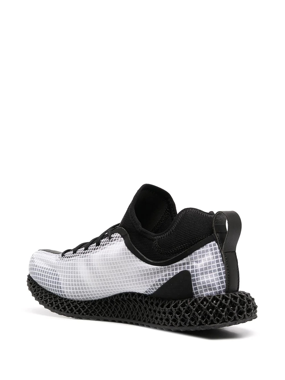 mesh-panel low-top sneakers - 3