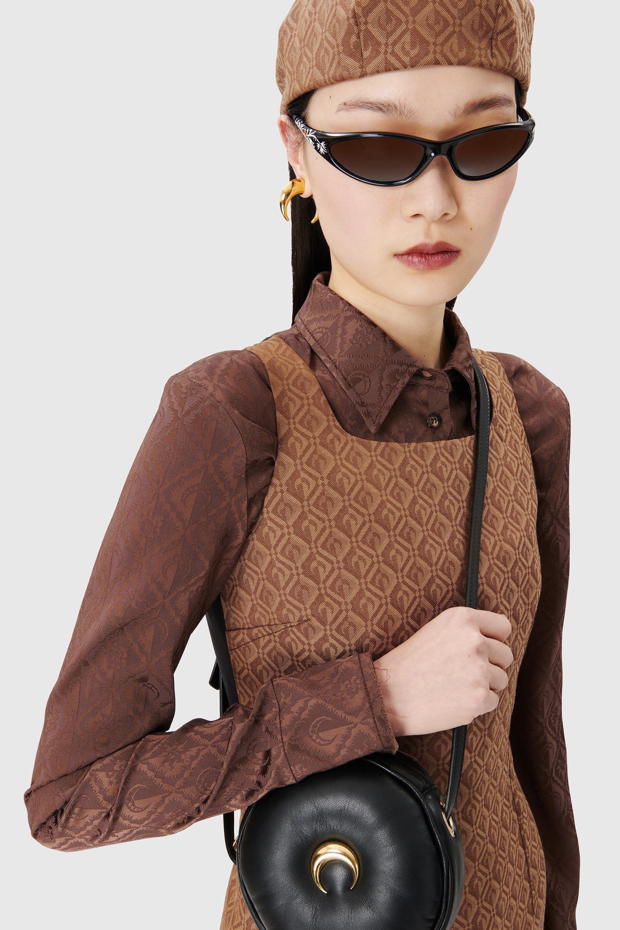 Regenerated Moon Diamant Tailoring Jacquard Beret - 2