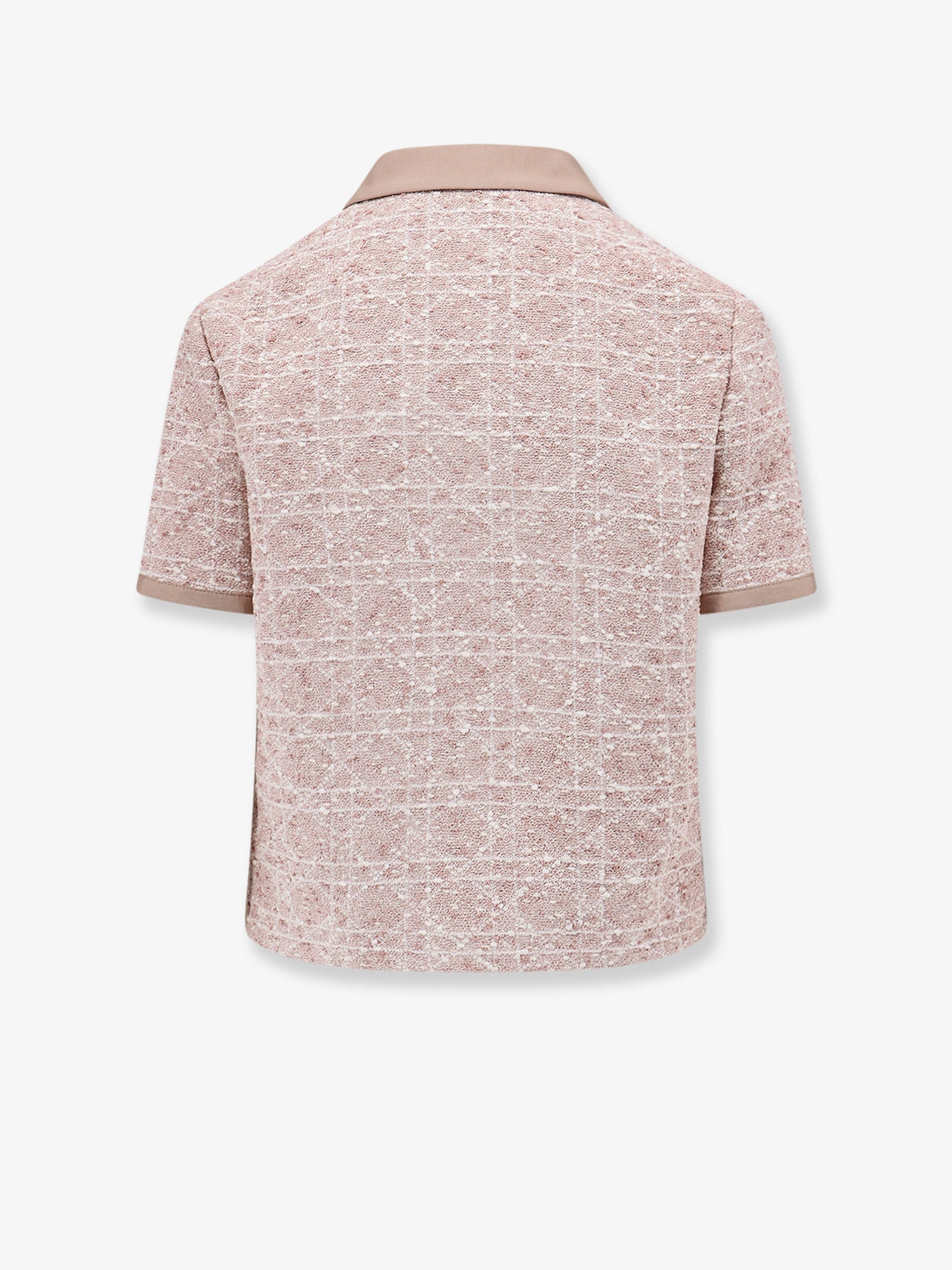 Dior Women Macrocannage Short Sleeve Cotton Blend Tweed Blazer - 2