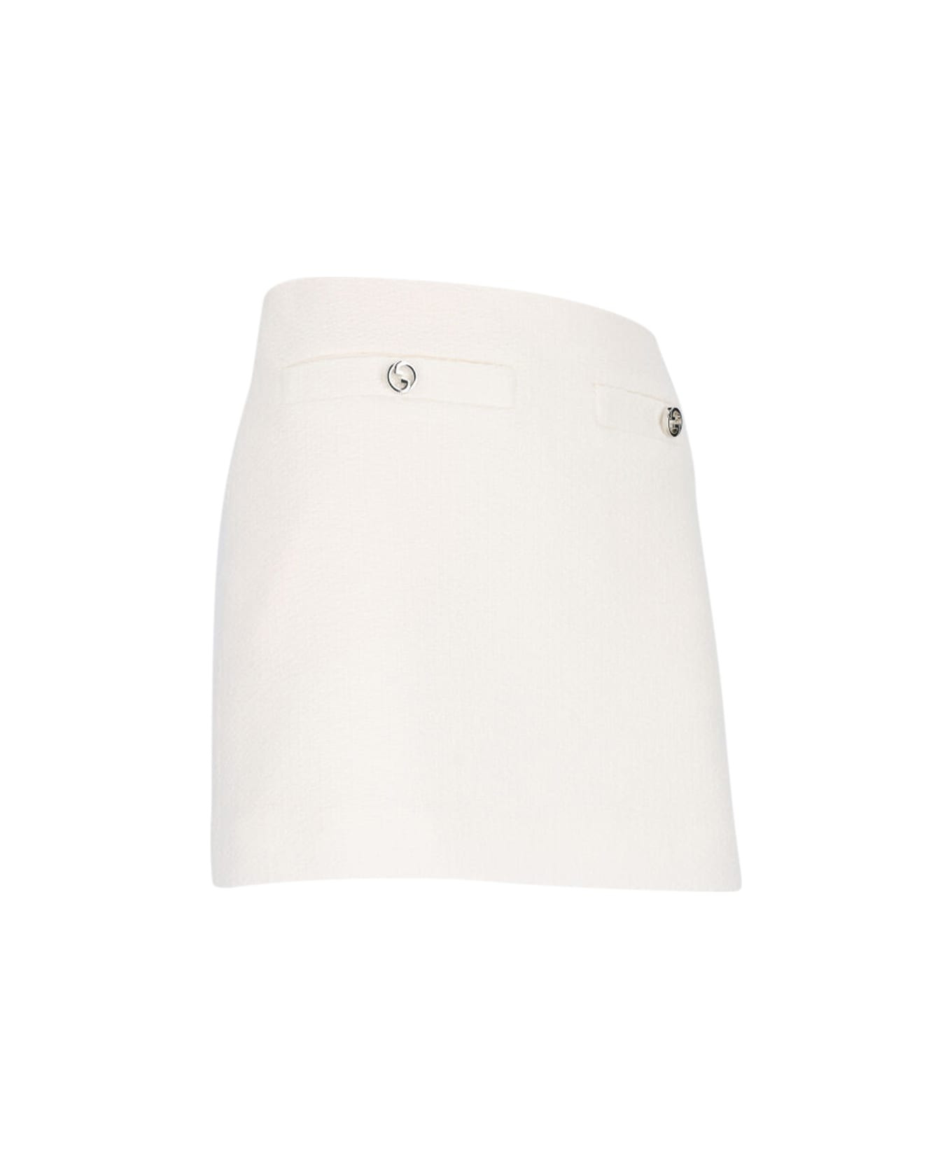 Wool Mini Skirt - 3