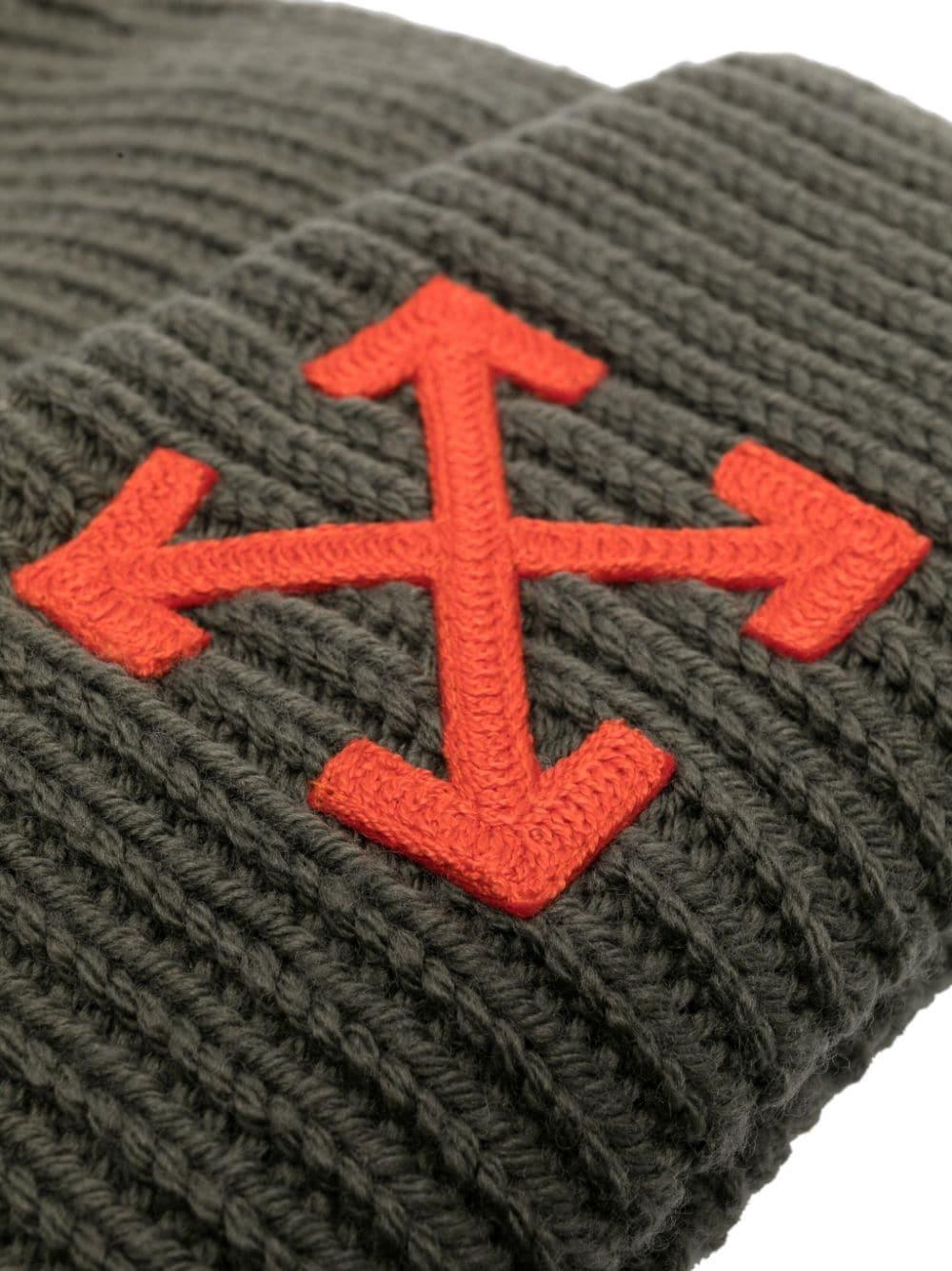 Arrows ribbed beanie hat - 2