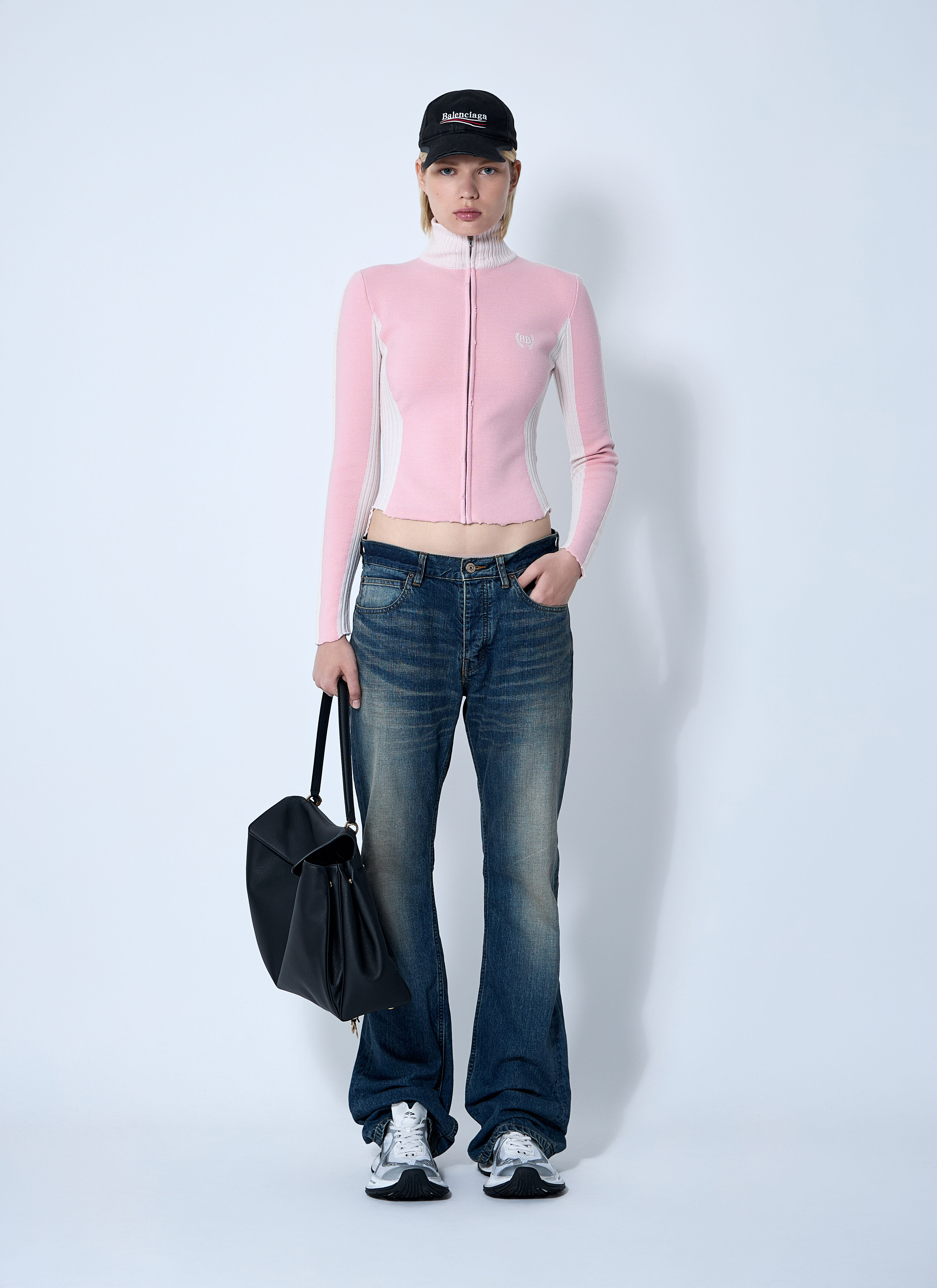 Zip-Up Human Being Hooded Sweatshirt - 2