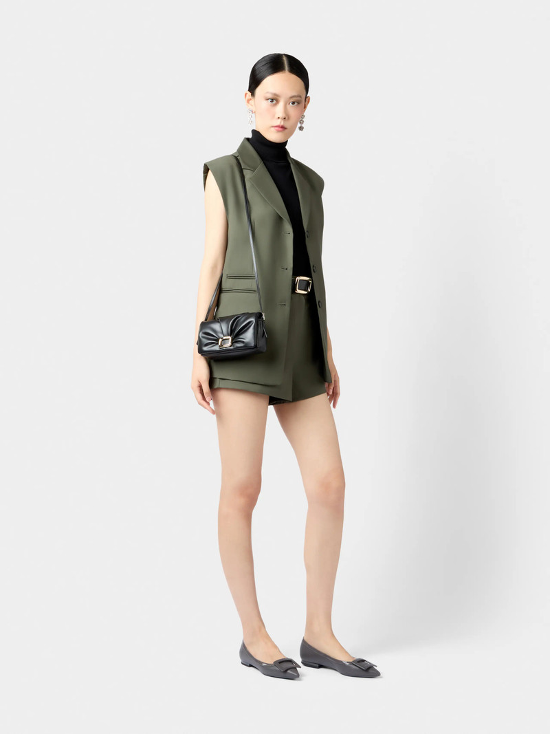 Roger Vivier Viv' Choc Phone Holder in Leather outlook