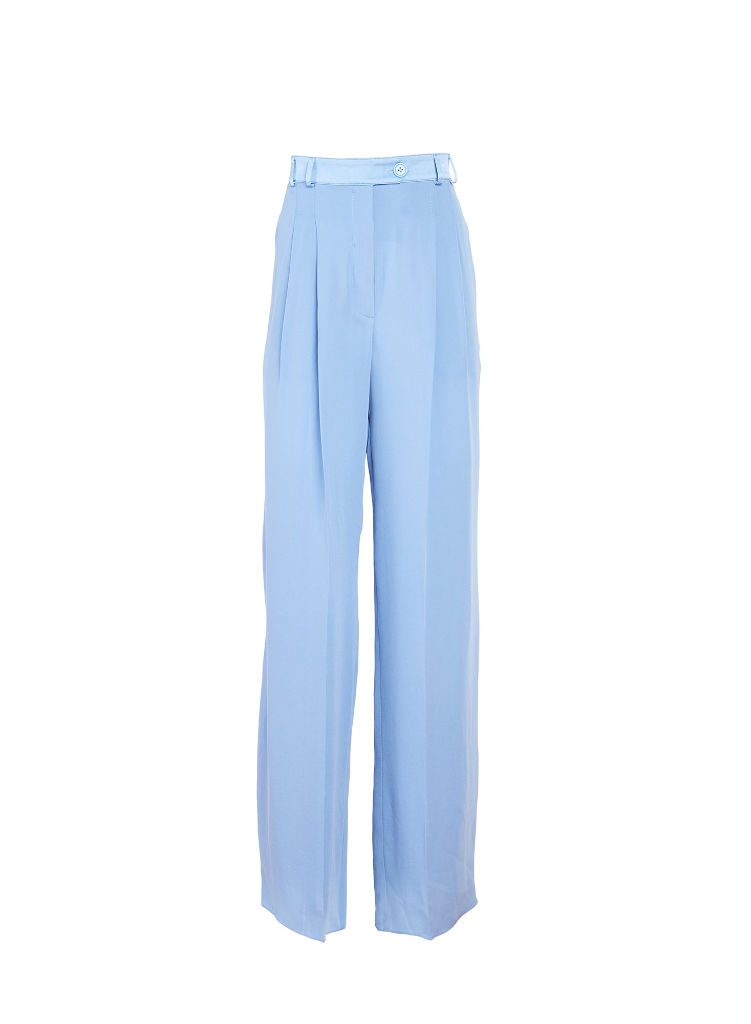 Silk Georgette Wide Leg Pant - 4