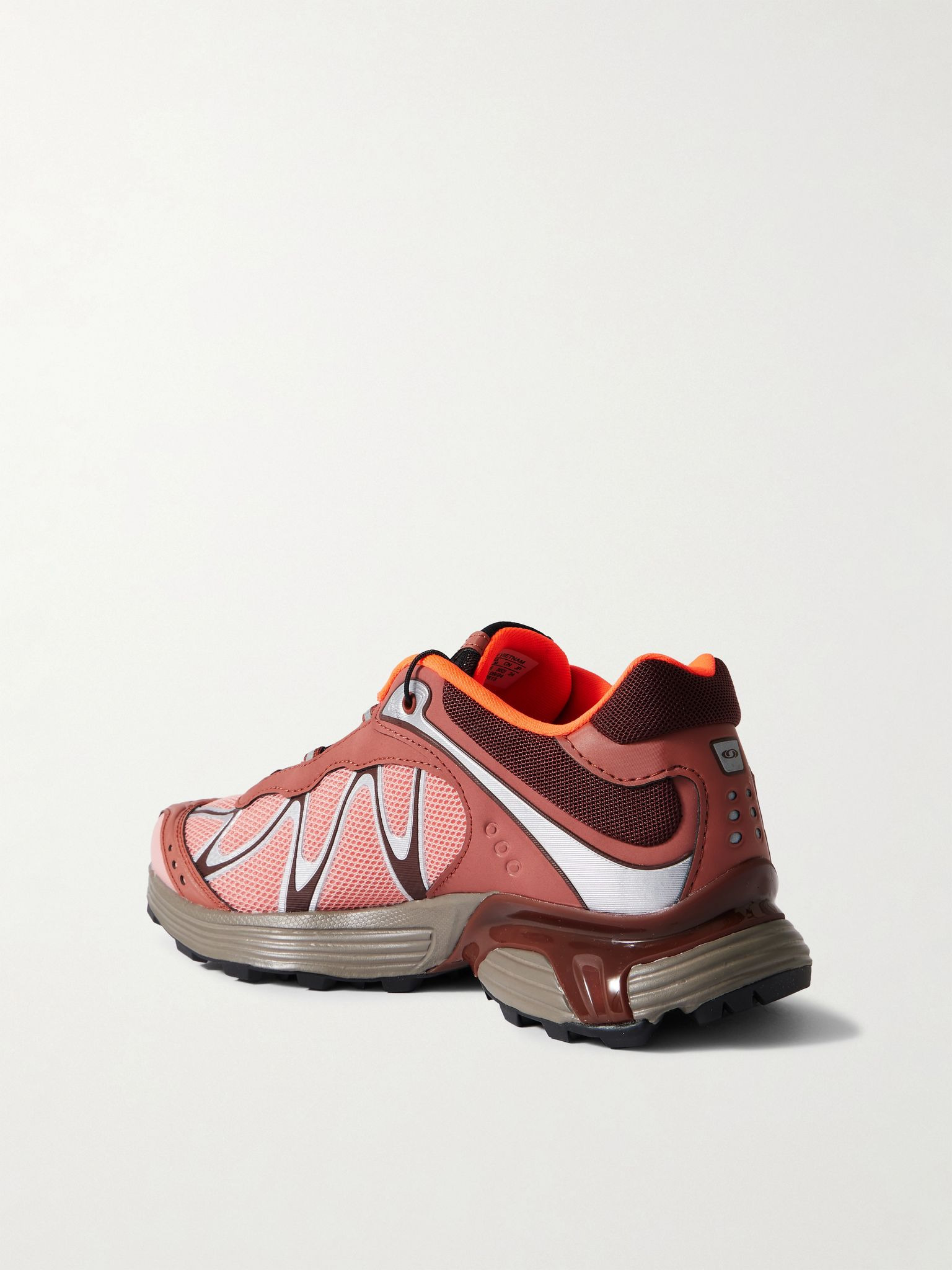 XT-Whisper rubber-trimmed mesh sneakers Red - 3