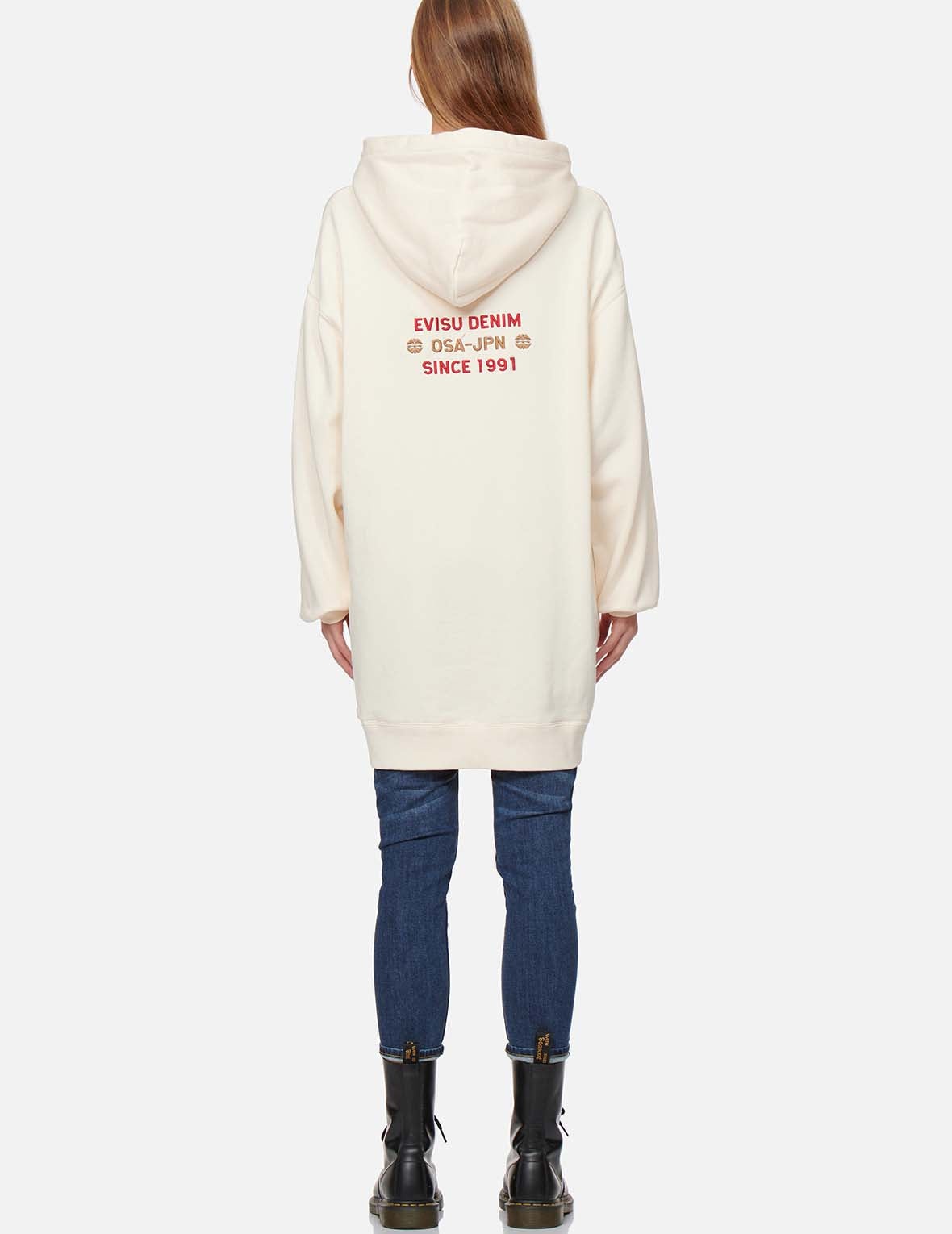 Godhead Print Hooded Sweatshirt Tunic - 6