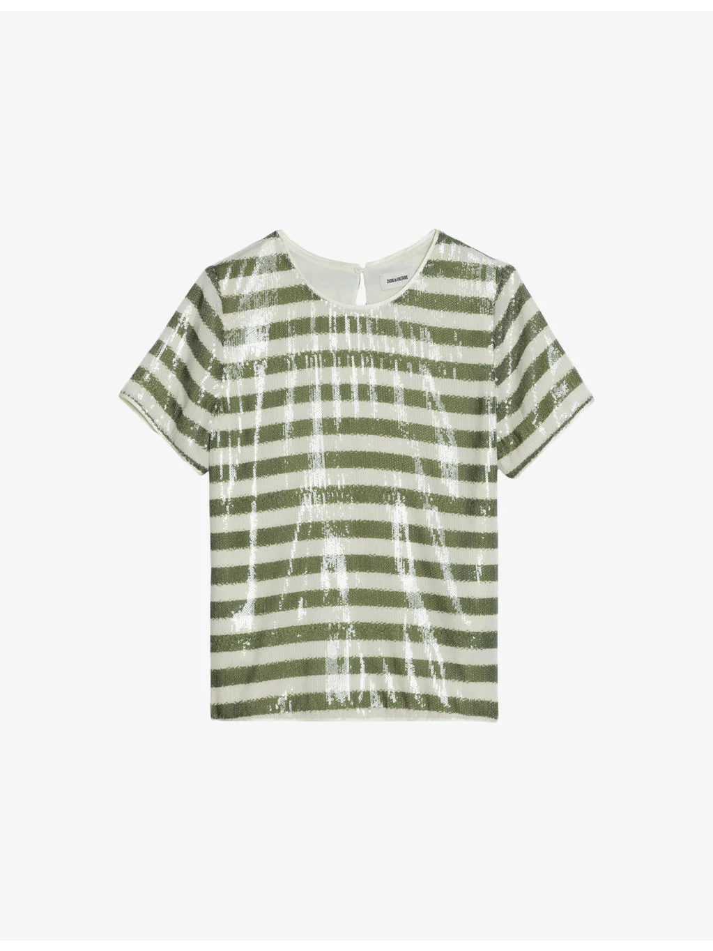 Tchao striped sequin-embellished top - 1